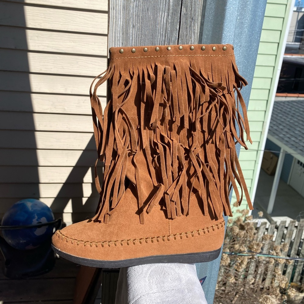 Brand new Rampage Fringe Boots